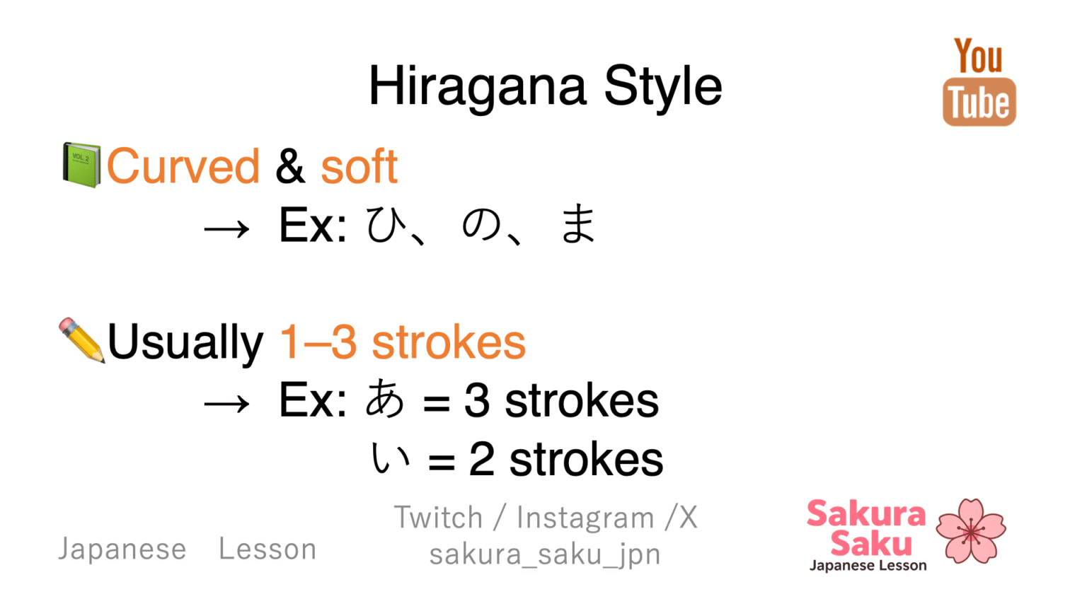 Learn Japanese for Beginners | Twitch Lesson 2: Writing Hiragana あいうえお ...
